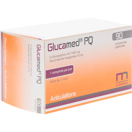 Glucamed PQ D-Glucosamine HCI 1500mg Filmtabletten 90