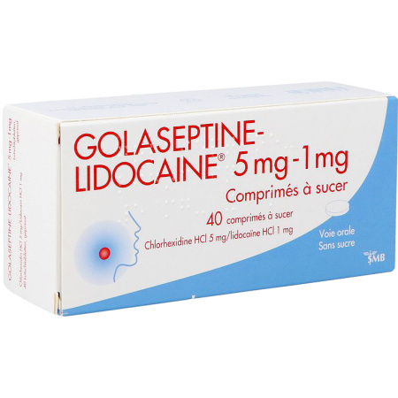 Golaseptine-Lido. 40 Kauwtabletten