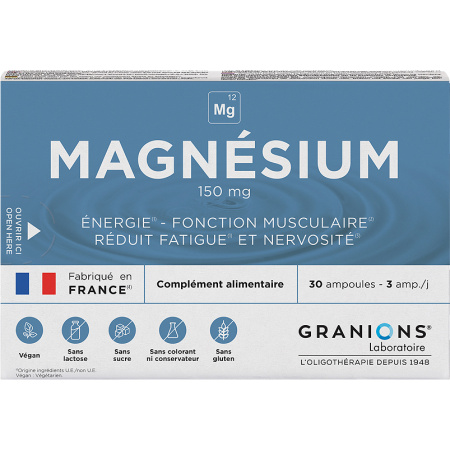 Granions Magnesium 150mg 30 Ampullen