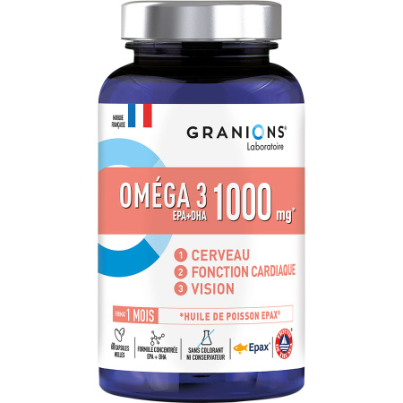 Granions Omega 3 EPA+DHA 1000mg 60 Capsules