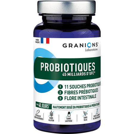 Granions Probiotica 45MD UFC Intestinale Flora Balans 40 Capsules
