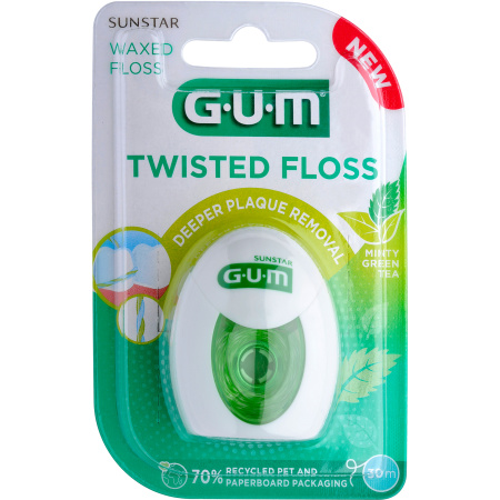 Gum Twisted Floss Tanddraad 30m 1 Stuk