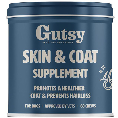 Gutsy Huid En Vacht Voedingssupplementen Voor Honden 80 Stuks