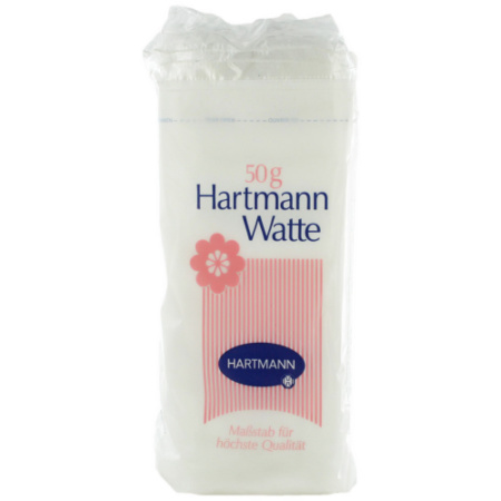 Hartmann 100% Katoen Watten 50g (1101221)