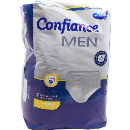 Hartmann Confiance Men Absorberend Ondergoed Absorptie 5 Druppels Maat L 7 Stuks