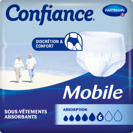 Hartmann Confiance Mobile Incontinentiebroekjes 6 Druppels L 14 Stuks