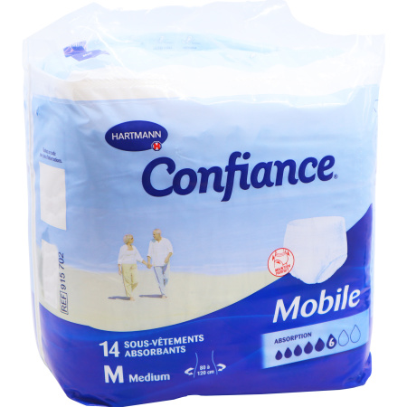 Hartmann Confiance Mobile Absorberend Ondergoed Absorptie 6 Druppels Maat M 14 Stuks