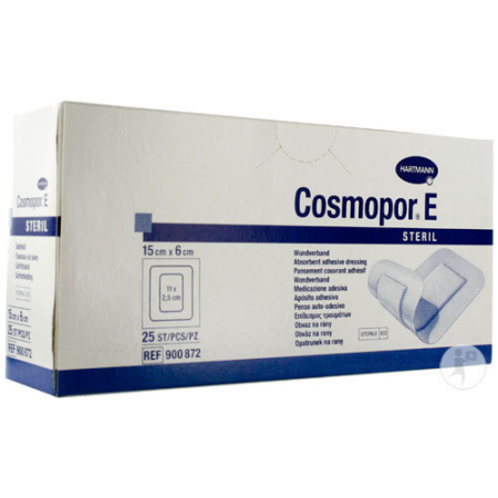 Hartmann Cosmopor E Steriel Zelfklevend Verband Zonder Latex 15x6cm Stuks 25 (9008725)