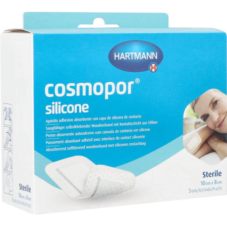 Hartmann Cosmopor Silicone 10x8cm Stuks 5