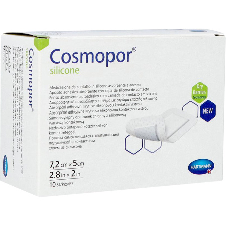 Hartmann Cosmopor Silicone 7,2x5cm Stuks 10