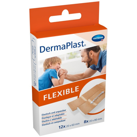 Hartmann DermaPlast Flexible 2 Maten Stuks 20