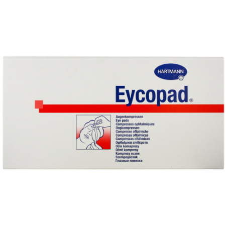 Hartmann Eycopad Niet Steriele Oogkompressen 56x70mm Stuks 50 (4156503)