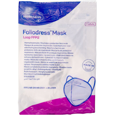 Hartmann Foliodress Masker Loop FFP2 1 Stuk
