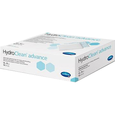 Hartmann HydroClean Advance Dressing 10x10cm 10 Stuks