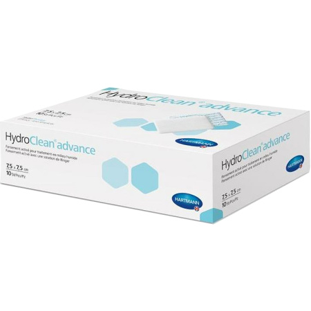 Hartmann HydroClean Advance Dressing 7,5x7,5cm 10 Stuks