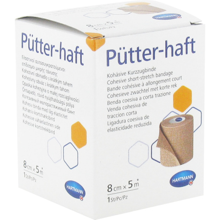 Hartmann Pütter-Haft 8cm x 5m Stuk 1 (9318410)