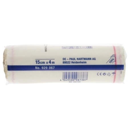 Hartmann Tensocrêpe 15cmx4m 1 Stuk (9290673)