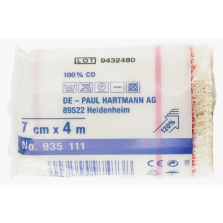 Hartmann Tensocrêpe 7cmx4m 1 Stuk (9351116)