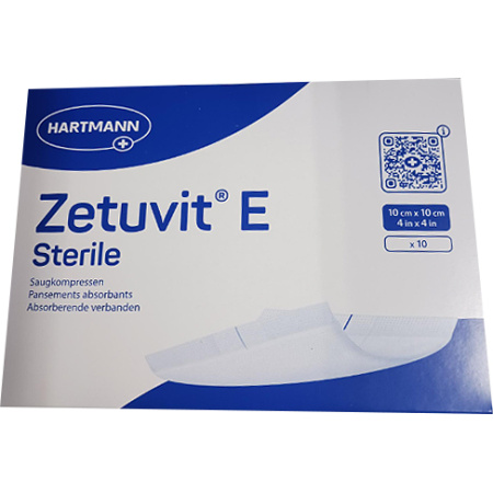 Hartmann Zetuvit E Absorberende Kompressen Steriel 10x10cm Stuks 10 (4137841)