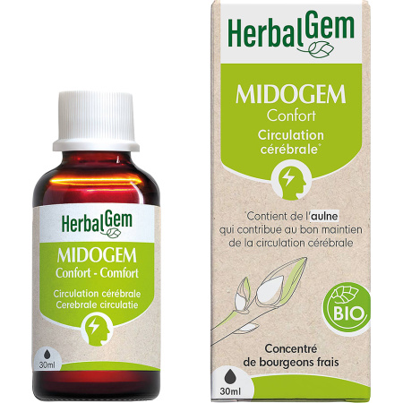 Herbalgem Cerebrale Circulatie Complex Midogem Confort GC24 Bio 30ml