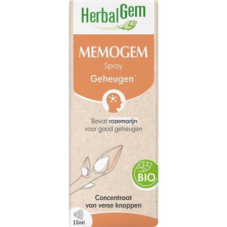 Herbalgem Geheugencomplex Memogem GC10 Bio Spray Fles 15ml