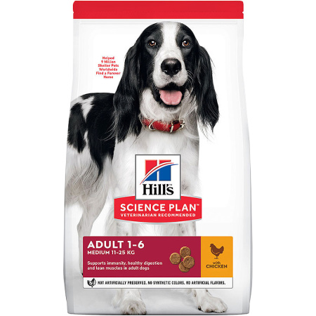 Hill's Science Plan Canine Mature Adult 7+ Medium Kip 2,5kg