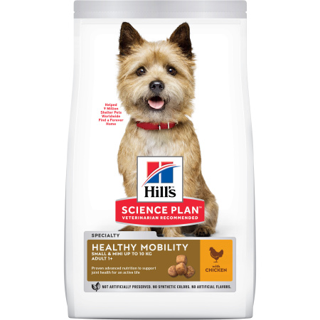 Hill's Science Plan Healthy Mobility Canine Adult 1+ Small & Mini Chicken Zakje 1,5kg