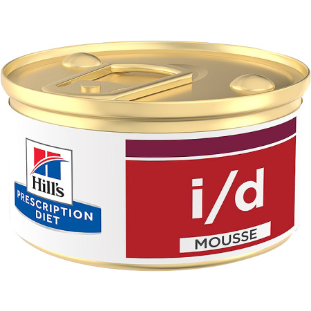 Hill's Prescription Diet I/D Kattenvoer Mousse Met Kip 12x85g