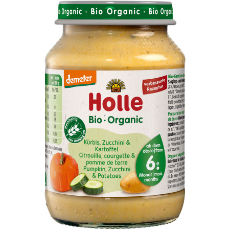 Holle Aardappelen Met Pompoen En Courgette Vanaf 6 Maanden Bio 190g