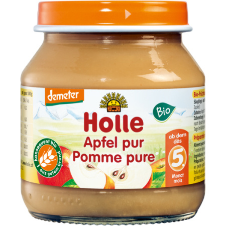 Holle Puur Appel Vanaf 5 Maanden Bio Pot 125g