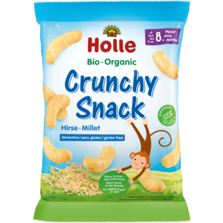 Holle Baby Food Crunchy Snack Gierst Bio Na 8 Maanden 25g