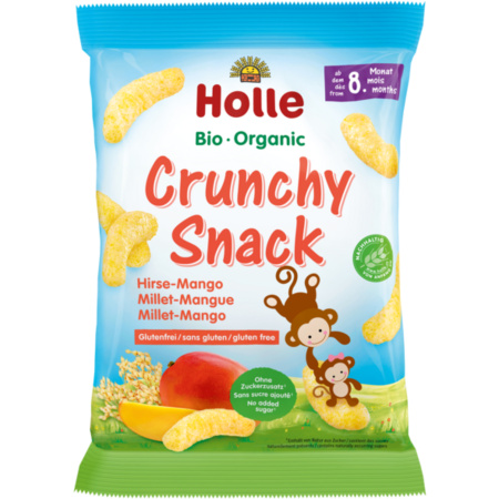 Holle Baby Food Crunchy Snack Mango Bio Na 8 Maanden 25g