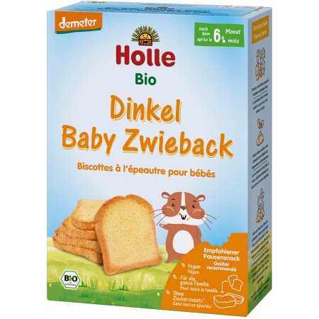 Holle Babyzwieback Dinkel Na 6 Maanden Bio 200g
