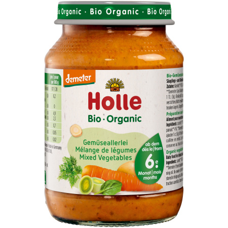 Holle Gemengde Groenten Vanaf 6 Maanden Bio Pot 190g