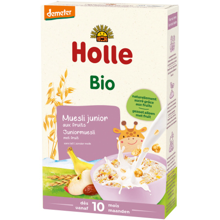Holle Juniormuesli Meergranen Met Fruit Vanaf 10 Maanden Bio 250g