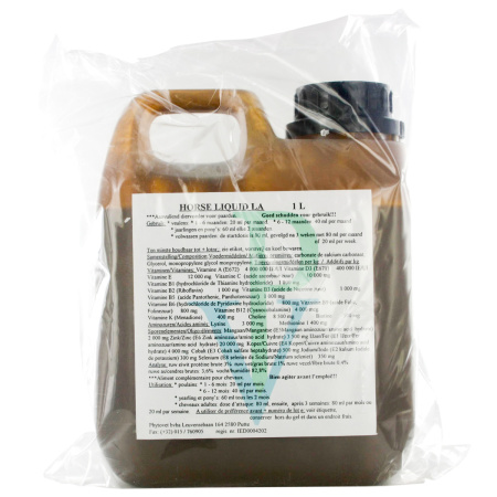 Horse Liquid LA Aanvullend Diervoeder Voor Paarden Bidon 1l