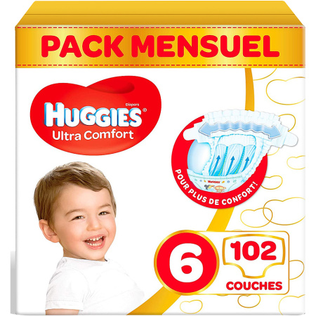 Huggies Babyluiers Ultra Comfort Maat 6 102 Stuks