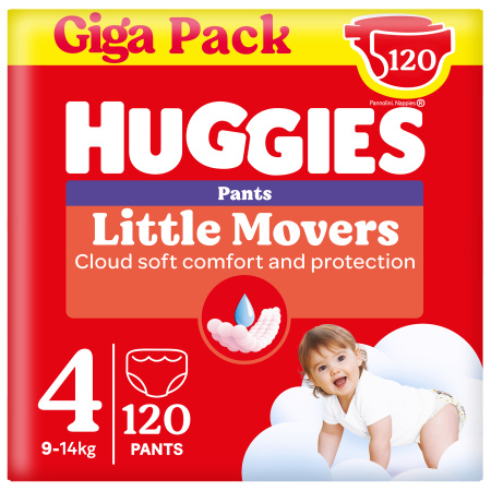 Huggies Little Movers Pants Maat 4 120 Stuks