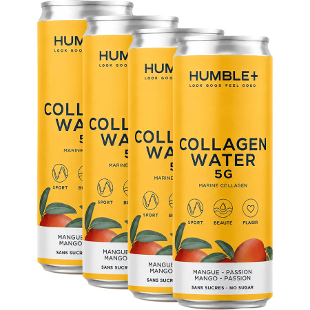Humble+ Collagen Water Mango/Passievrucht 4x330ml
