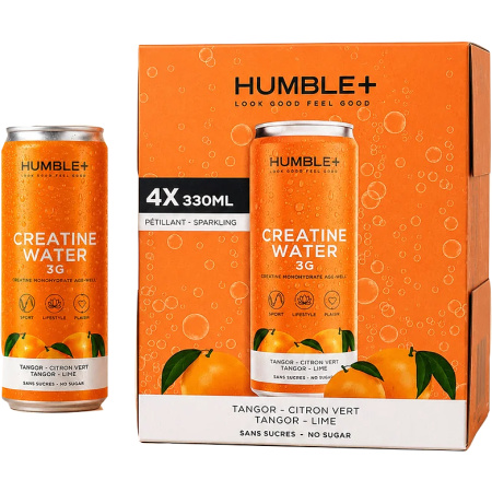 Humble+ Creatine Water Tangor-Limoen 4x330ml