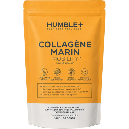 Humble+ Marine Collageen Mobility Sinaasappel 340g