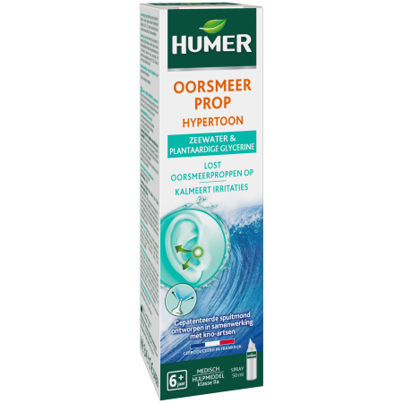 Humer Oorsmeerprop Spray 50ml Nieuwe Formule