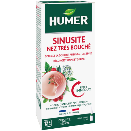 Humer Sinusitis Sterk Verstopte Neusspray 15ml