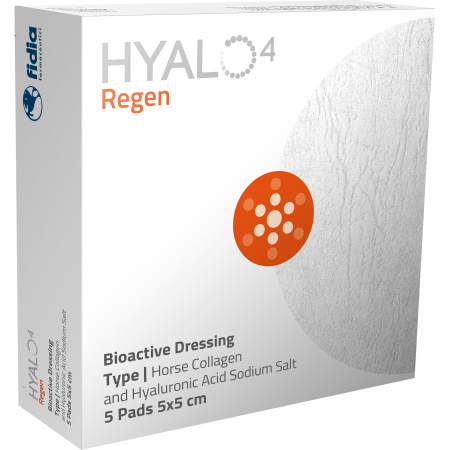 Hyalo 4 Regen Bioactief Gaasverband Steriel 5x5cm Stuks 5