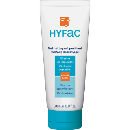 Hyfac Reinigende Gel Voor Onzuivere Huid Pompfles 300ml