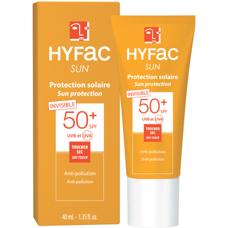 Hyfac Sun Invisible Sun Protection SPF50+ Tube 40ml