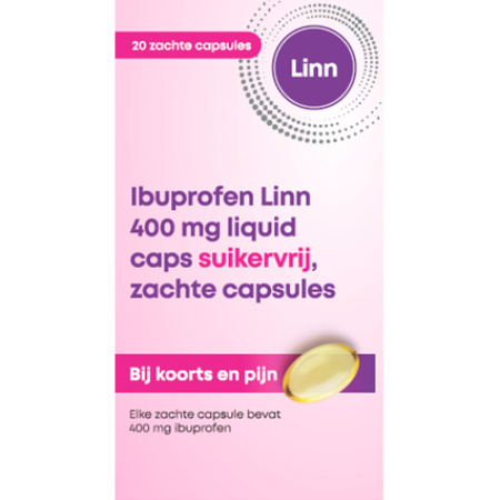 Ibuprofen Linn 400mg Liquid Caps 20 Zachte Capsules