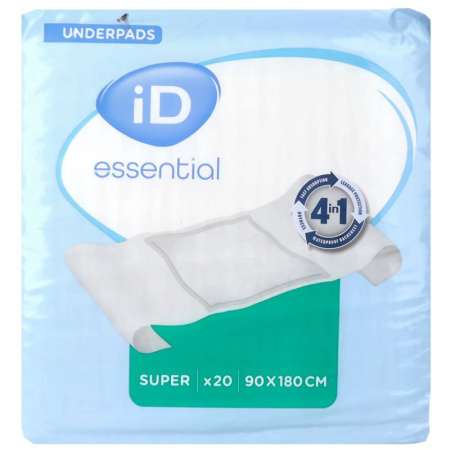 iD Essential Onderleggers Super 90x180cm 20 Stuks