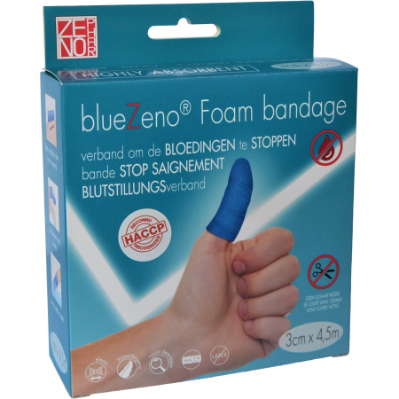 blueZeno Verband Om De Bloedingen Te Stoppen 3cmx4,5m 1 Stuk