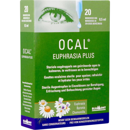 ID Phar Ocal Euphrasia Plus Enkelvoudige Oogdouche Monodosis 20x0,5ml